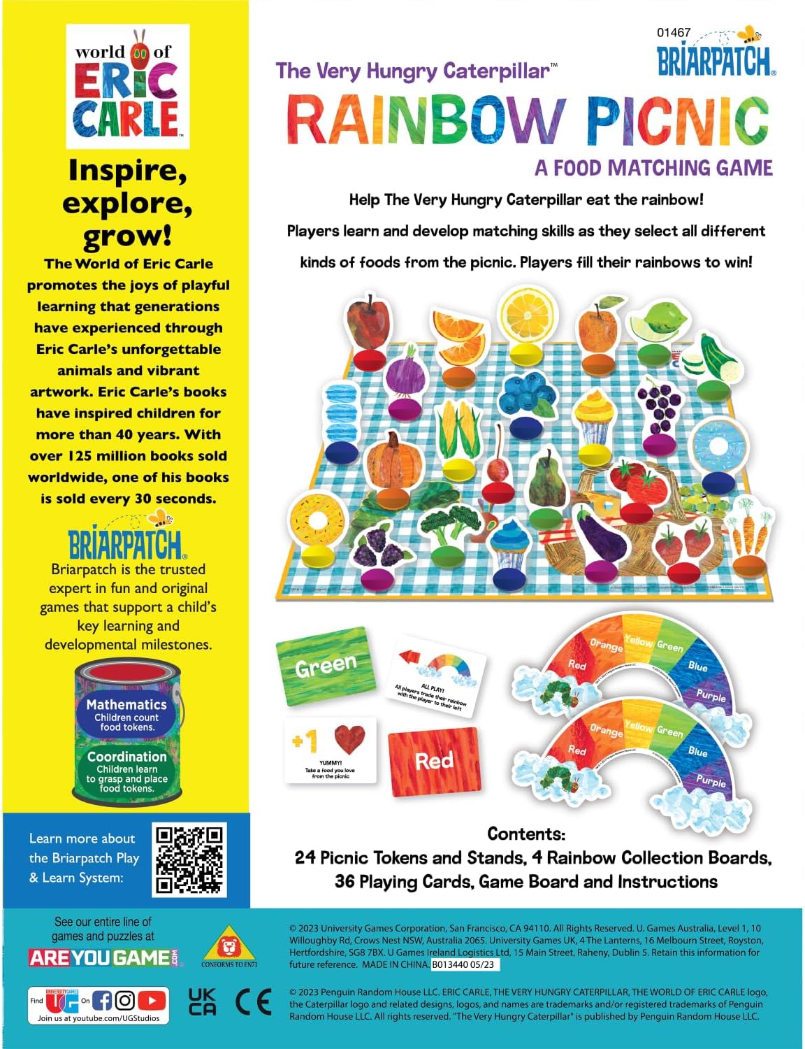 Eric Carle Rainbow Picnic Juego