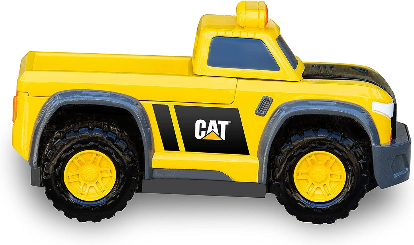 CatToysOfficial Construction Truck Constructors Toy Dump Truck, Yellow