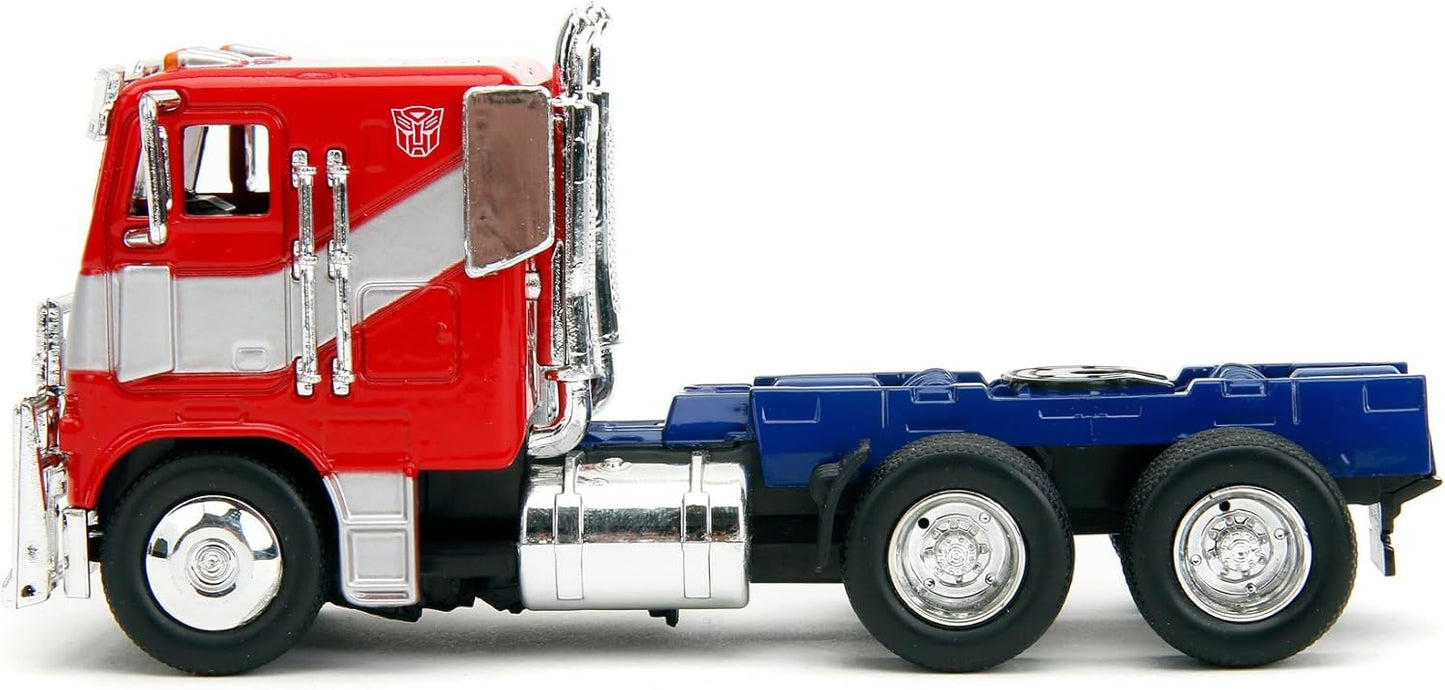 Transformers 1/32 T7 Optimus Prime Truck métal