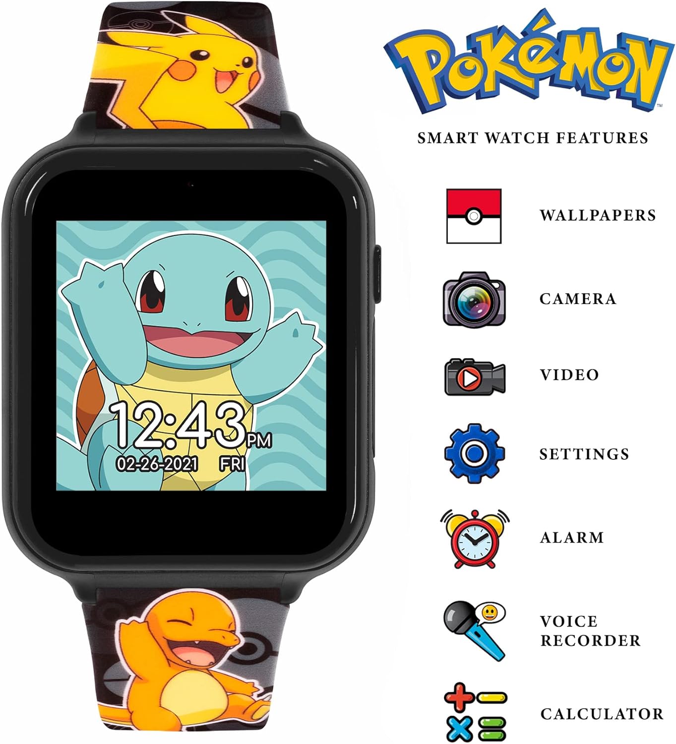 Pokémon Kids Interactive Smart Watch POK4231