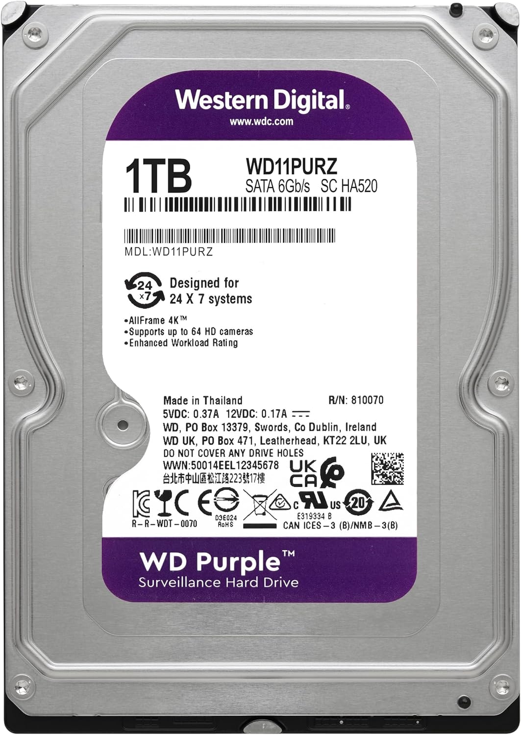 Western Digital WD11PURZ / 1 TB