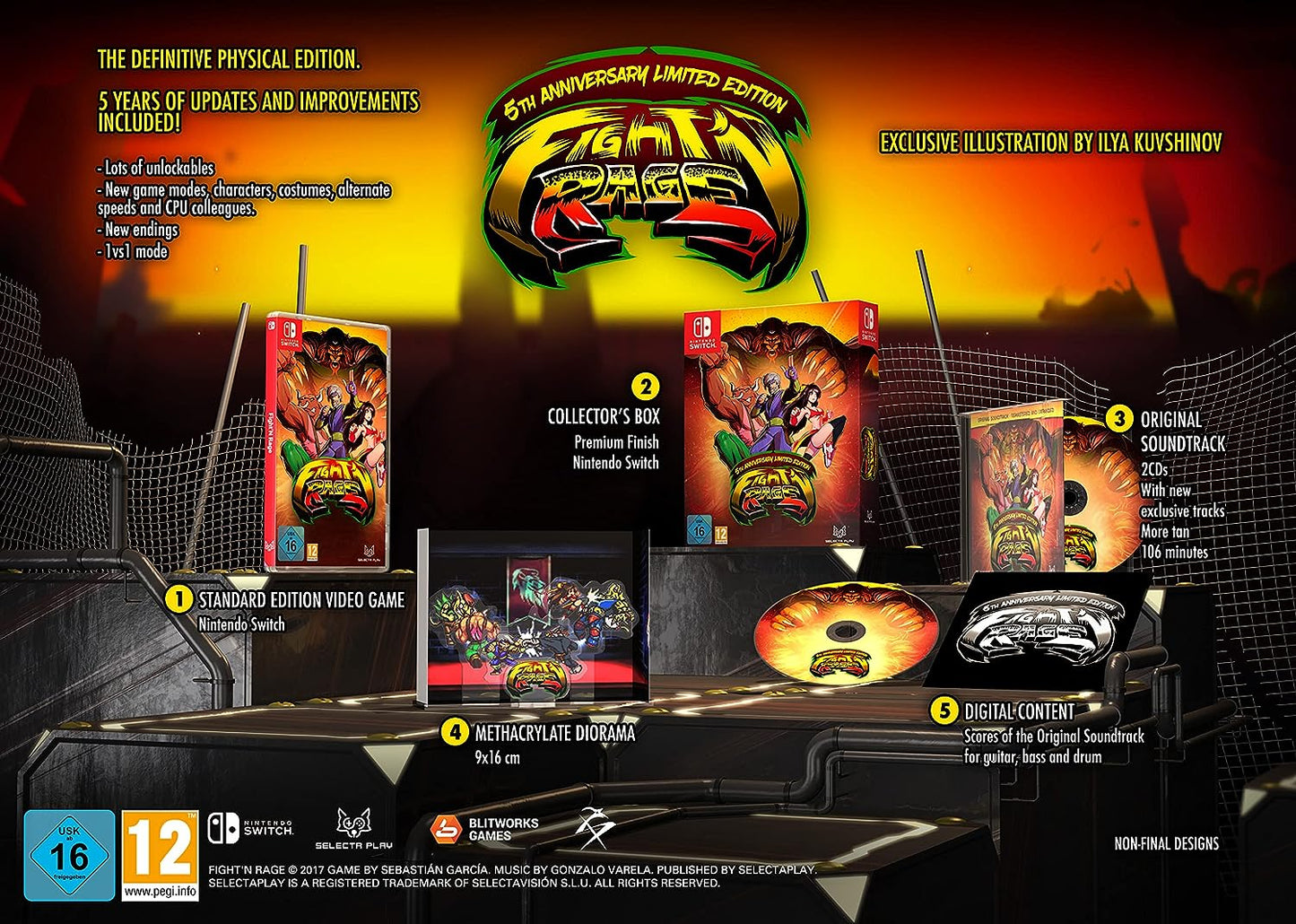 Nintendo Switch - Fight`N Rage: 5Th Anniversary Limited Edition