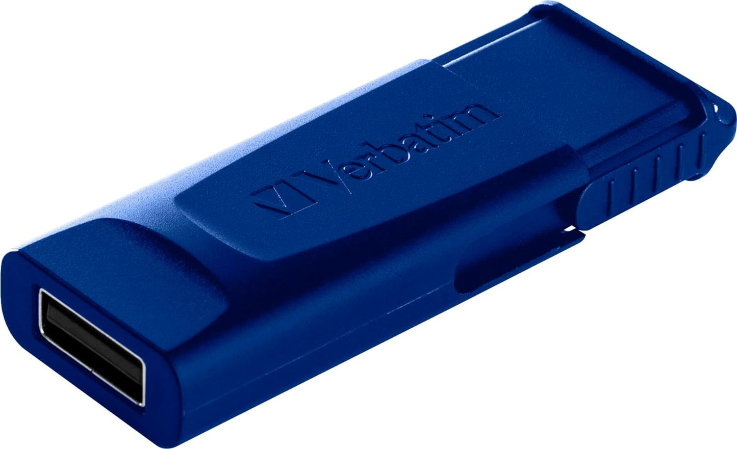 Verbatim Store 'n' Click USB-Stick 2x - USB 3.2 Gen1-32GB - memory-stick with locking-mechanism - USB-3 stick - external storage for laptop notebook and co - up to 5 Gbit/s - red blue