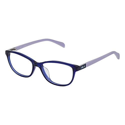 TOUS Unisex Kid's S0350814 Prescription Eyewear Frames, Blue, 49 mm