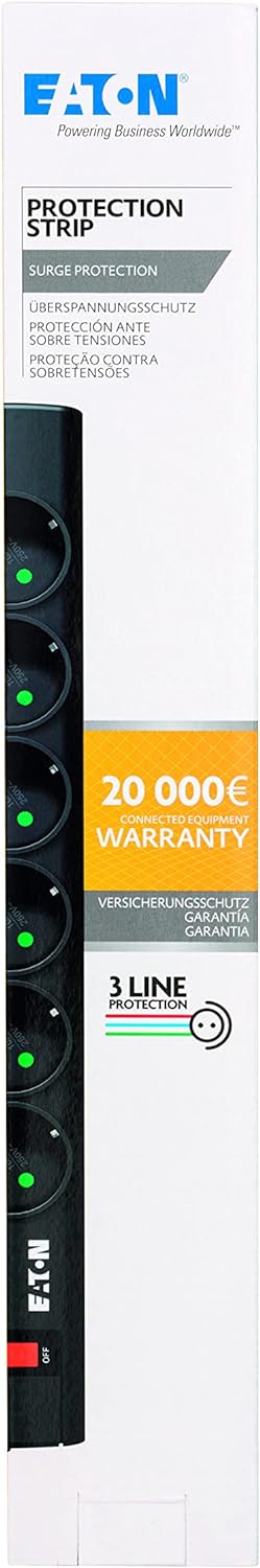 EATON Protection Strip 6 DIN 6-fach Steckdosenleis
