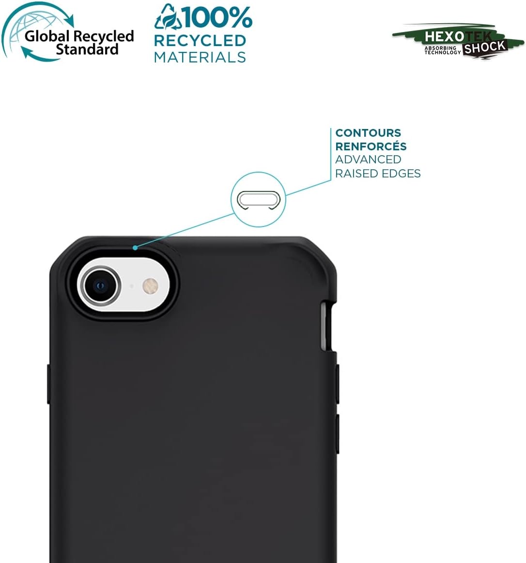 SPECTRUM CASE iPhone SE BlackSoft bag - BTOB