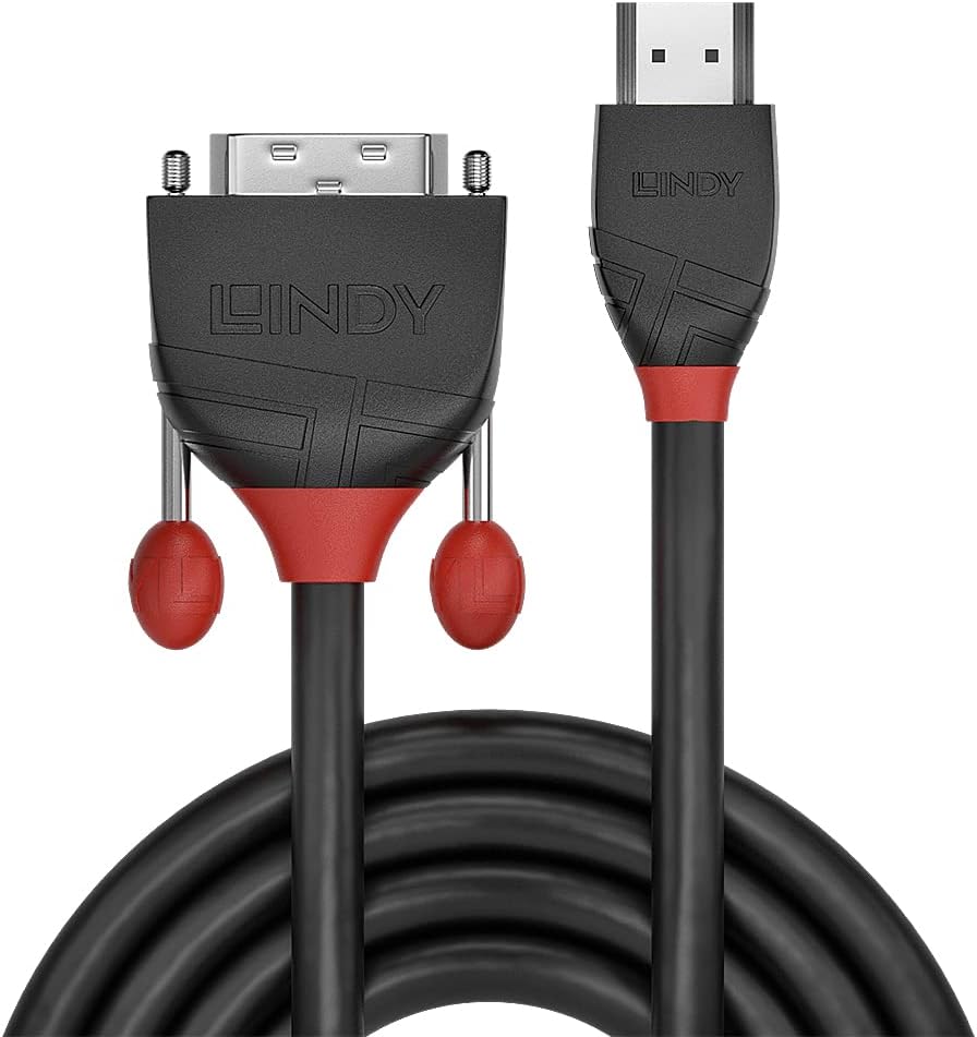 LINDY 36273 3 m HDMI to DVI Cable - Black