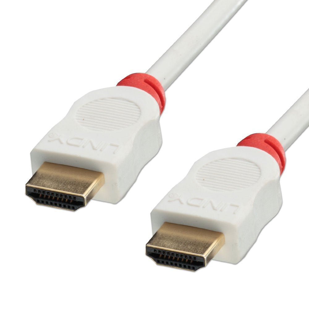 LINDY 3m High Speed HDMI Cable Type A/A, Colour: White