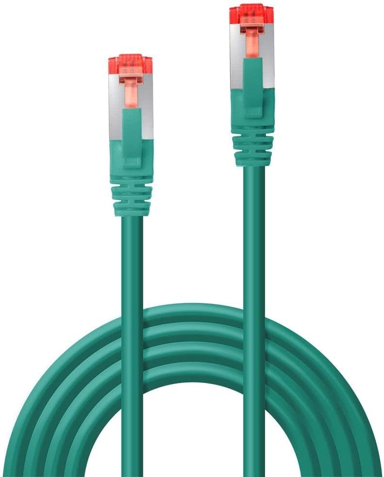 Lindy Rj45/Rj45 Cat6 Cavo di rete, 2m, color verde (RJ-45, Male/Male