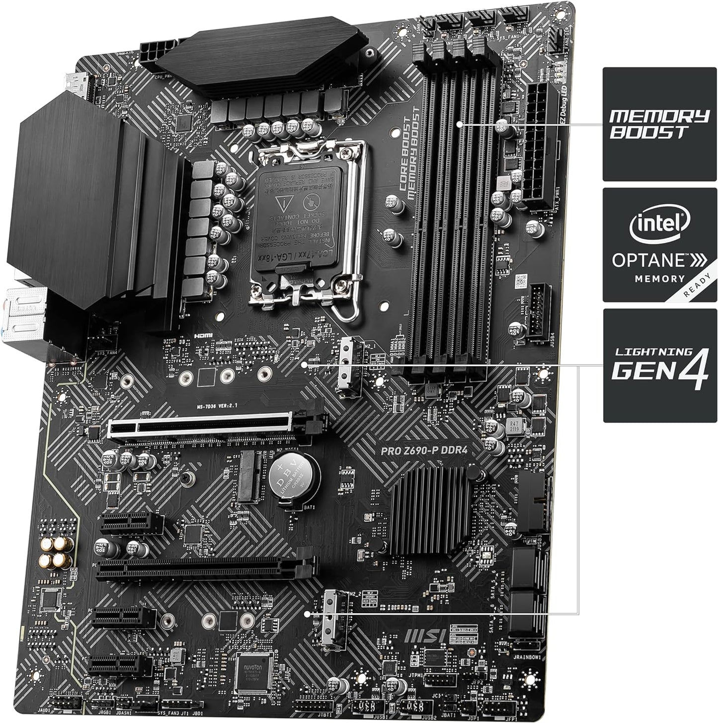 MB MSI Intel 1700 PRO Z690-P DDR 4