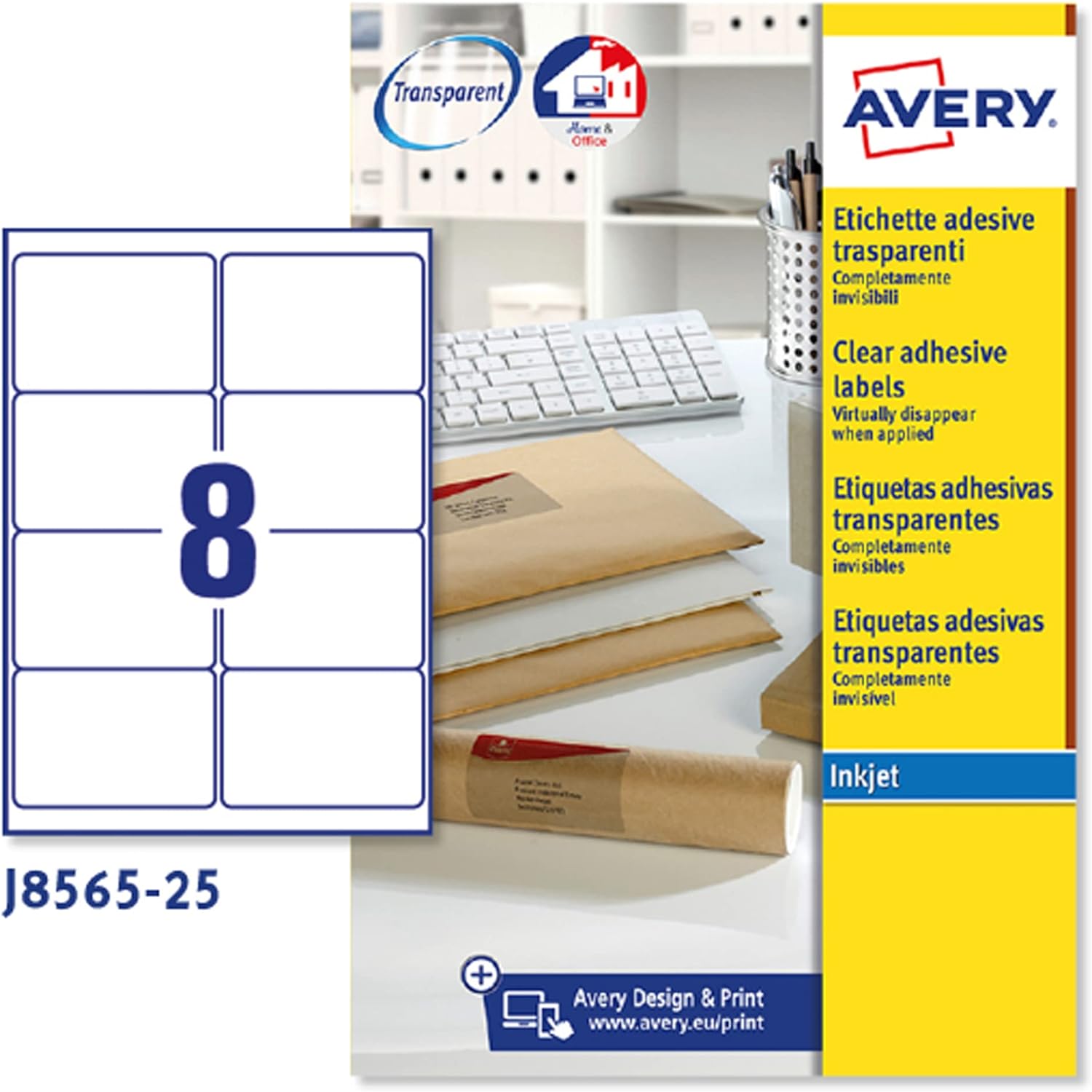 Avery Quickpeel Addressing Labels J8