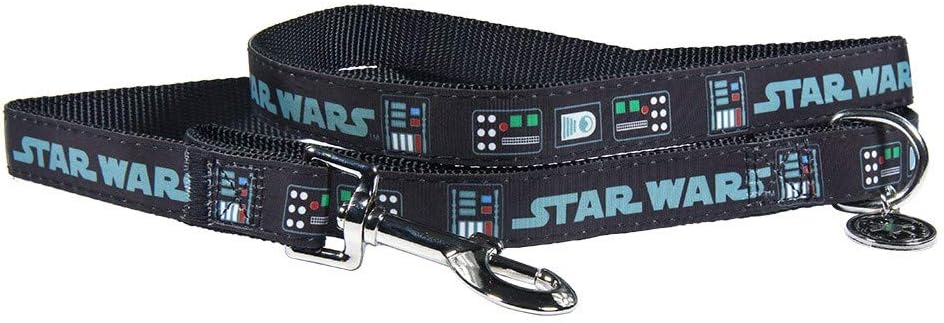 Dog Lead Star Wars Black S