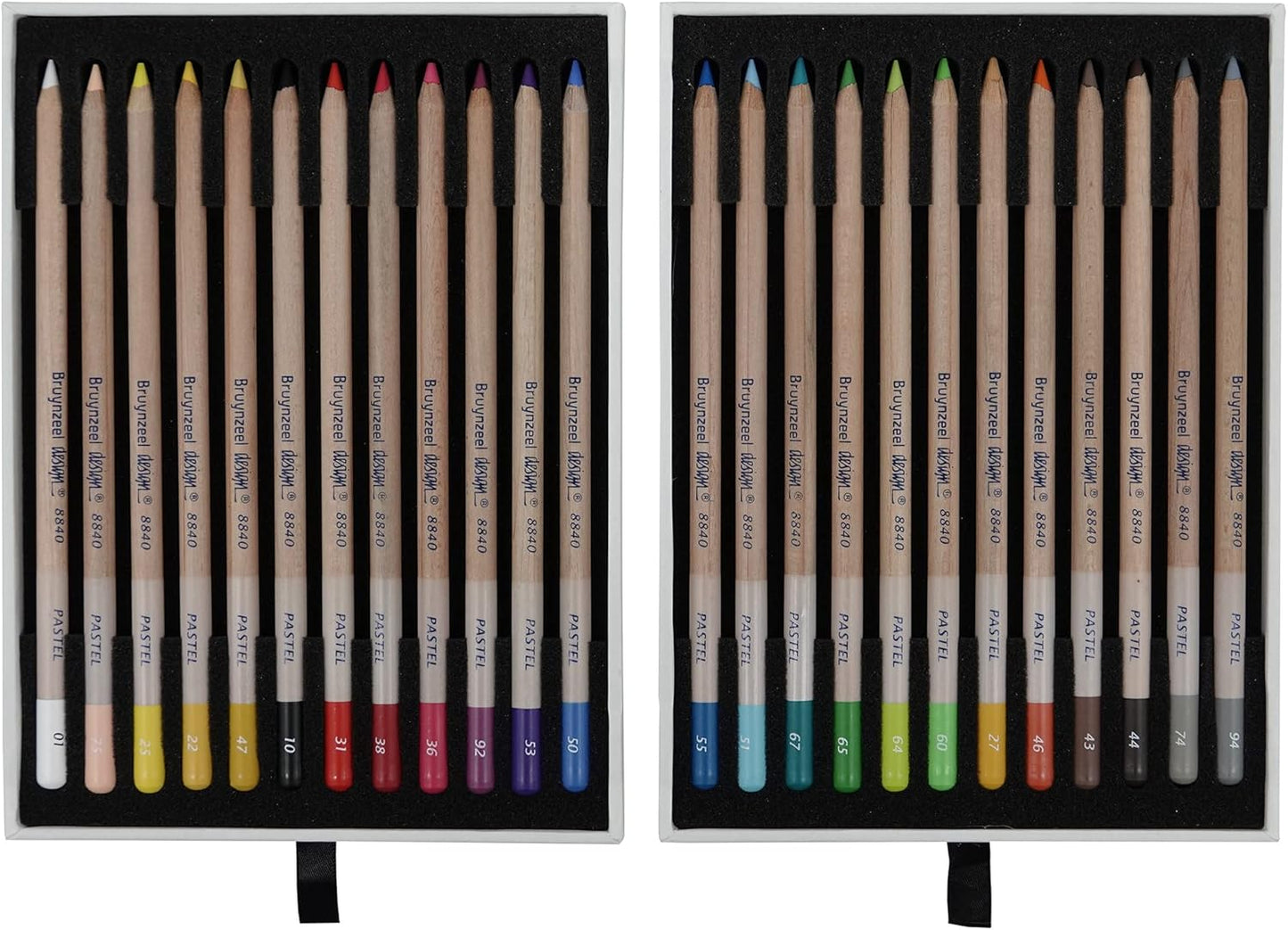 Bruynzeel Design Pastel Pencils 24-Piece Set in Box