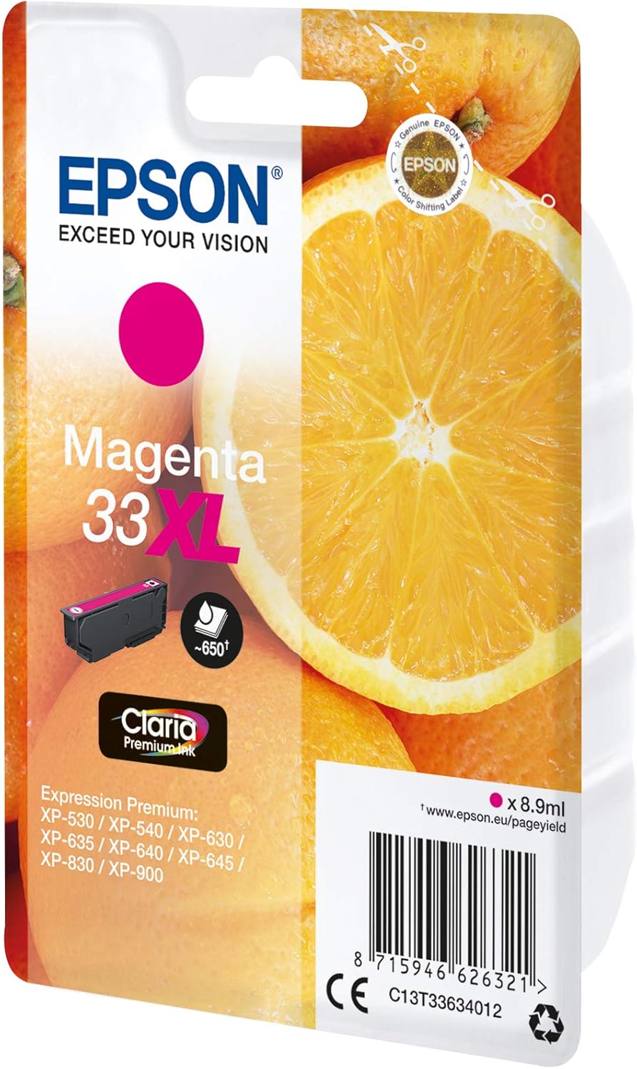 Epson C13T33634022 XL Original Inkjet Cartridges - Magenta