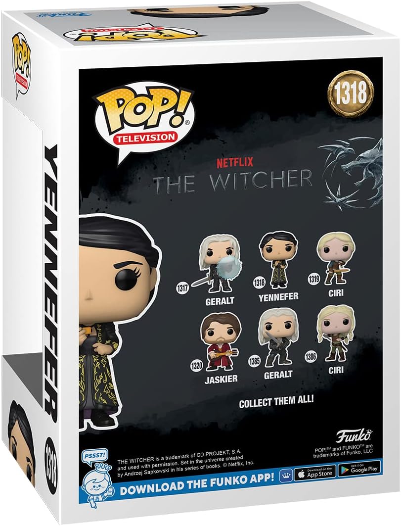 Funko POP! TV: Witcher - Yennefer - the Witcher - Collectable Vinyl Figure - Gift Idea - Official Merchandise - Toys for Kids & Adults - TV Fans - Model Figure for Collectors and Display