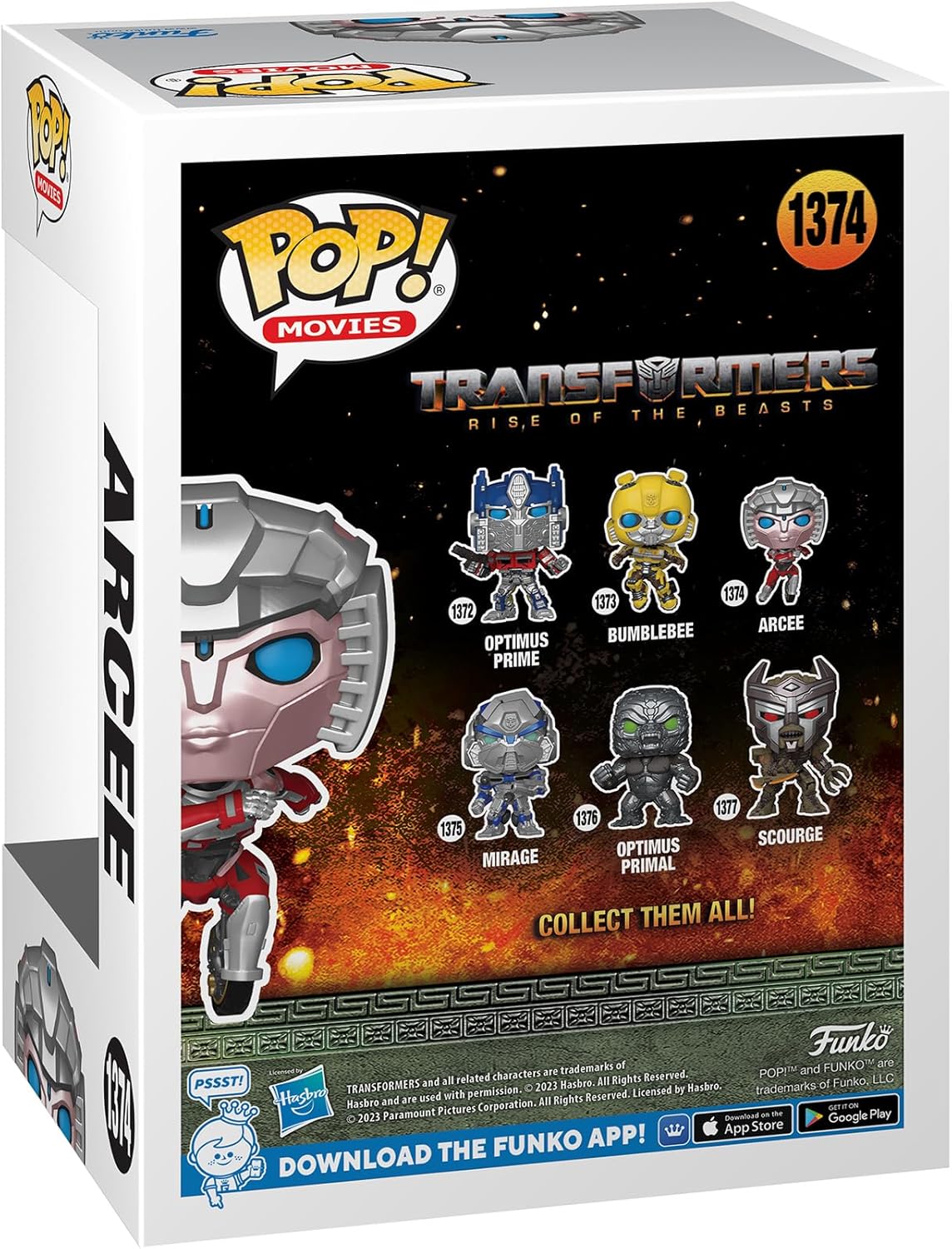 Funko POP! Movies: Transformers: Rise Of the Beasts - Arcee - Collectable Vinyl Figure - Gift Idea - Official Merchandise - Toys for Kids & Adults - Movies Fans - Model Figure for Collectors