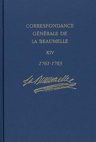 Correspondance générale de La Beaumelle