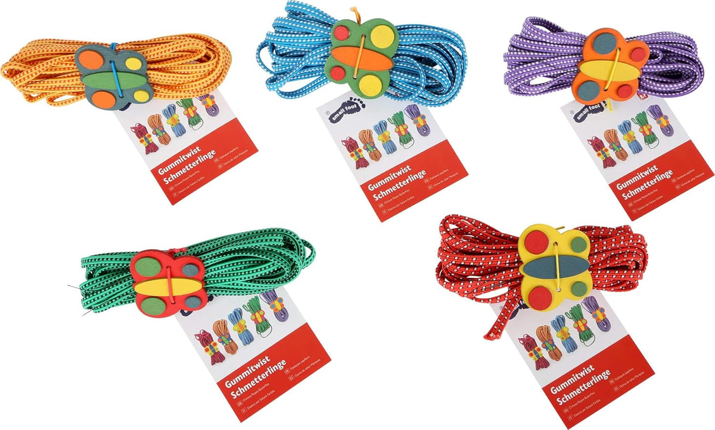 Legler Wiebke Skipping Rope Rubber with Butterfly Motif for Age 5 Years and Above