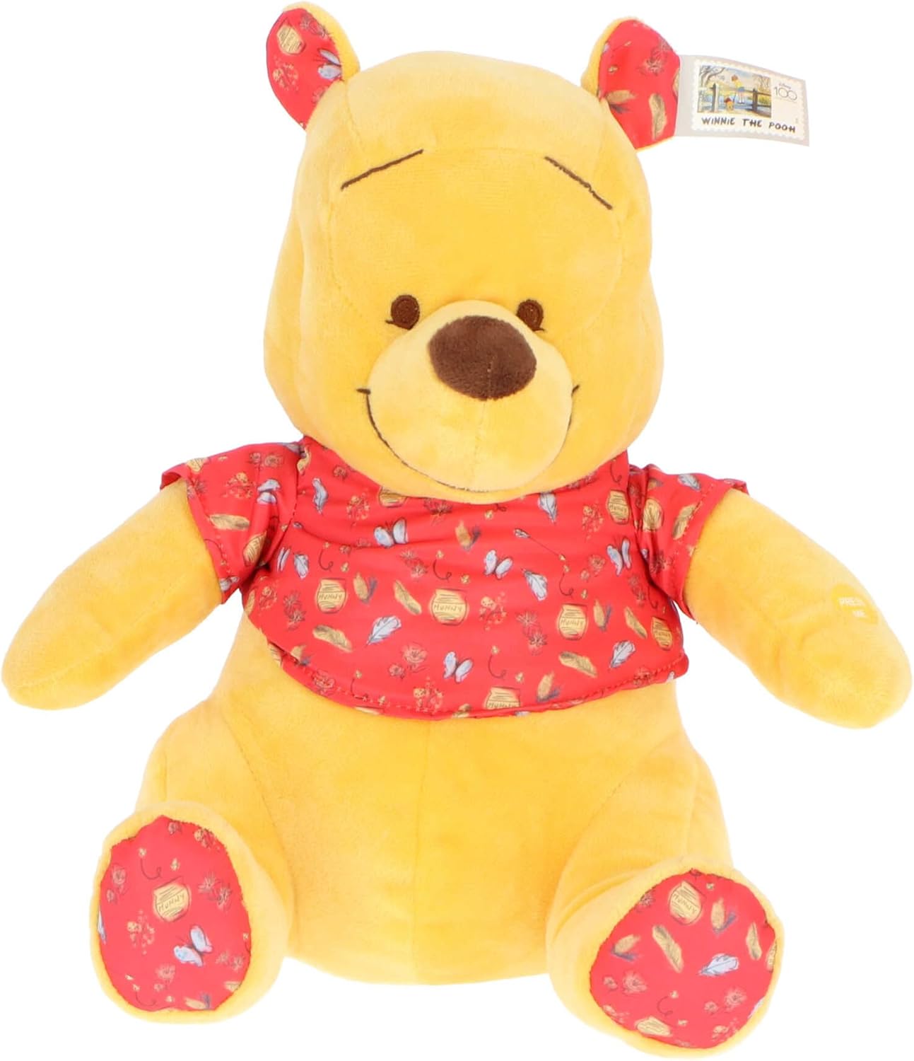 Pooh Plush with Print and Sound - Dombo