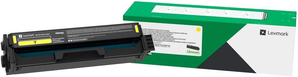 Lexmark 20N20Y0 Toner Yellow 1500 Pages Standard Capacity