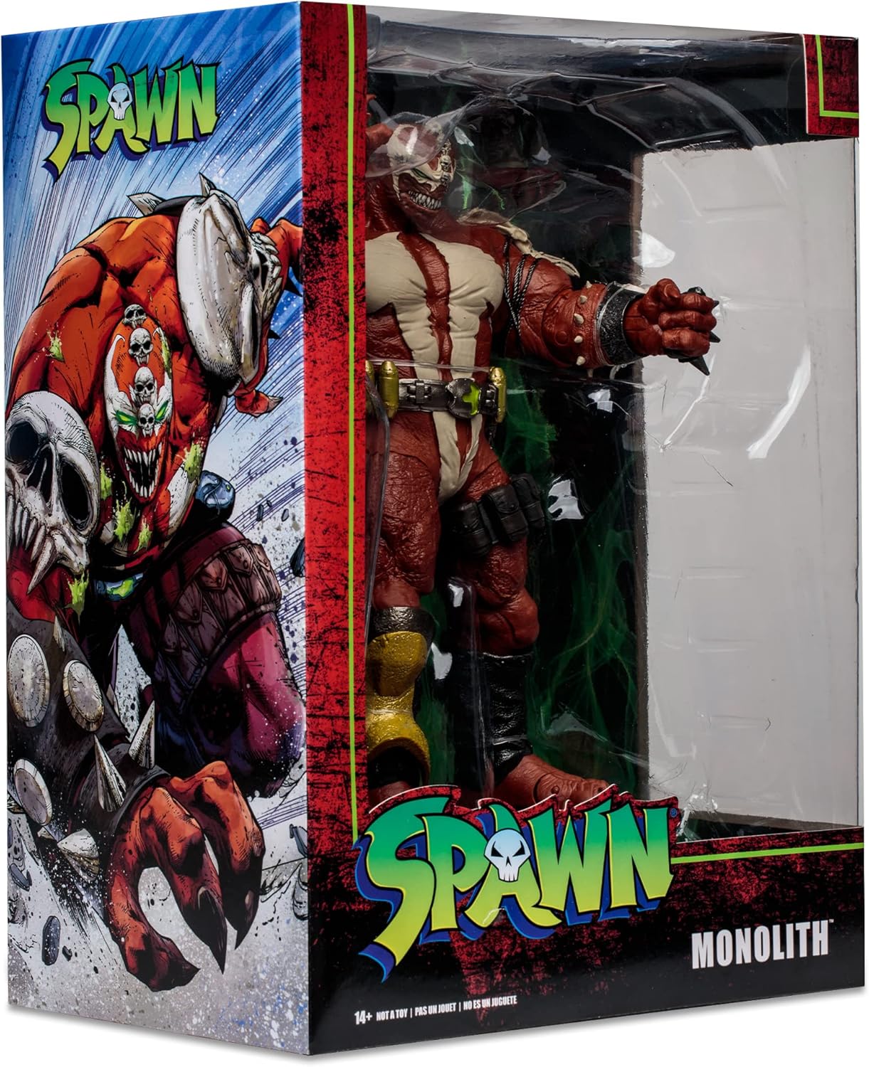 McFarlane Toys, Spawn Comic Monolith Mega Action Figure with 22 Moving Parts, Collectible Figure with Accessories and Collectors Stand Base – Ages 12+