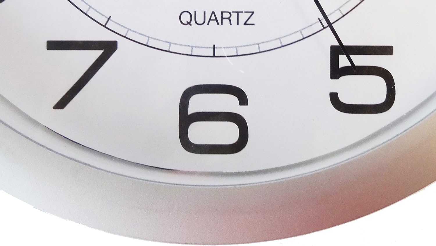 unilux Wanduhr Attraction grau 22,0 cm Kunststoff