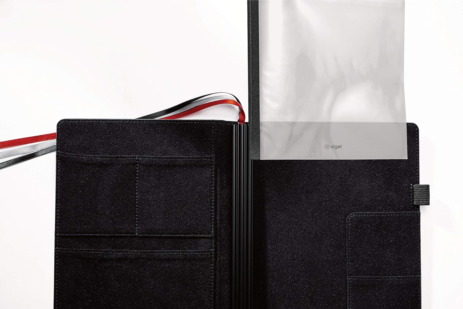SIGEL CF301 Clear pockets, 16.4x21.1 cm, 5 Pieces - Conceptum flex approx. A5 accessories bag