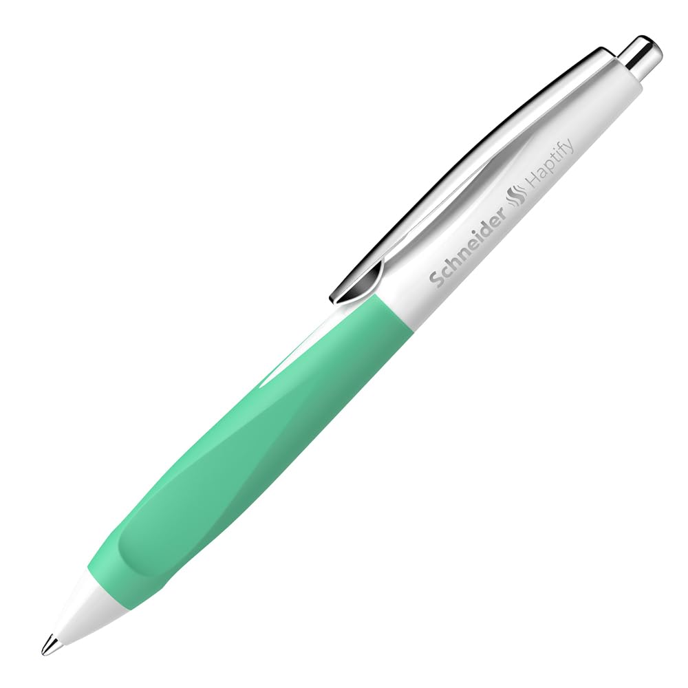 Mechanical Pen SCHNEIDER Haptify M Mint/Writing And Correction Products/Type-Gumowany Uchwyt/Colour-White/Mint/Thickness Line (mm)-M
