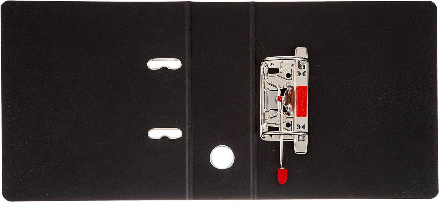 Herlitz 5175807 maX. File A5 Portrait, 7.5 cm with Self-Adhesive Spine Label Hard Cardboard