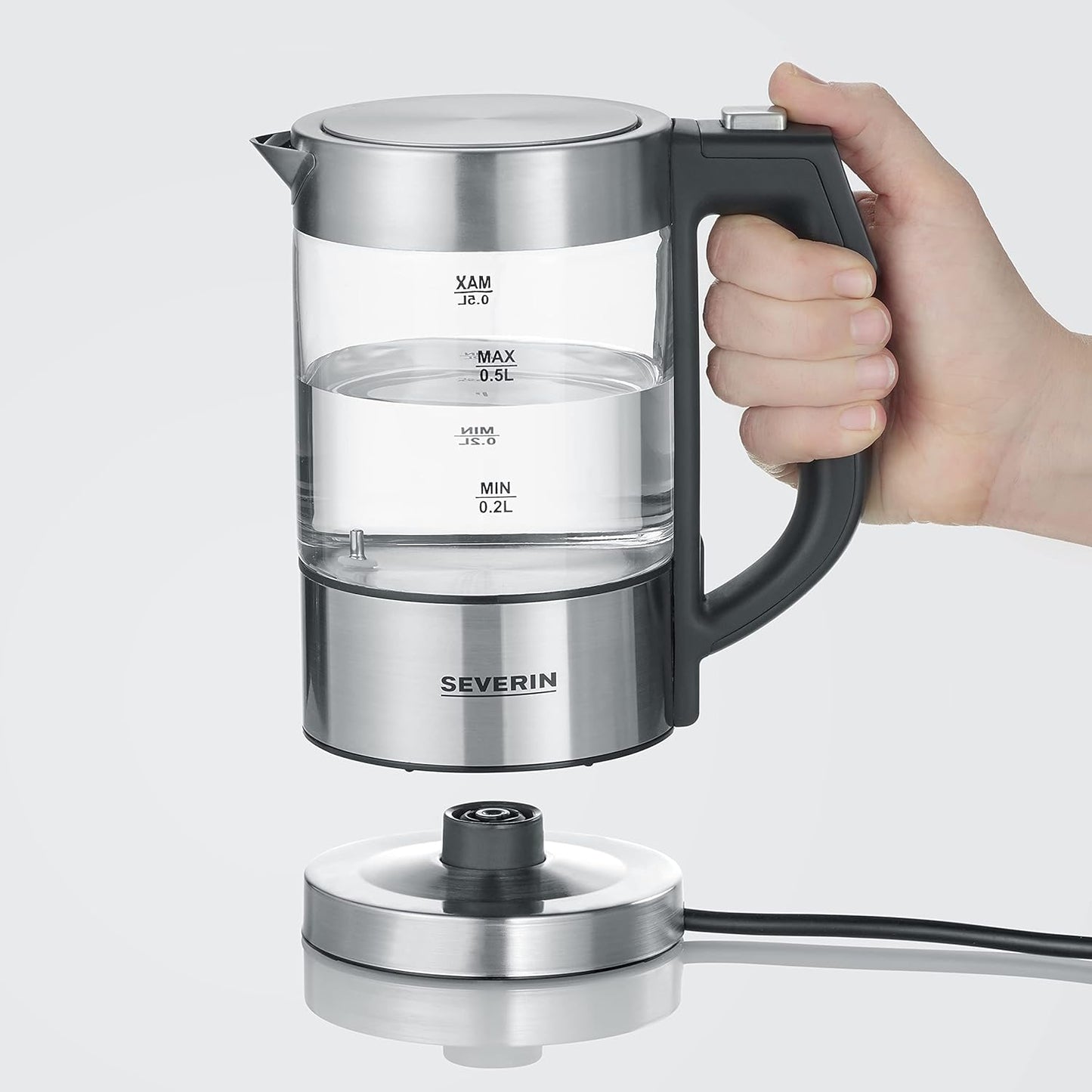 SEVERIN Wasserkocher WK 3458 schwarz