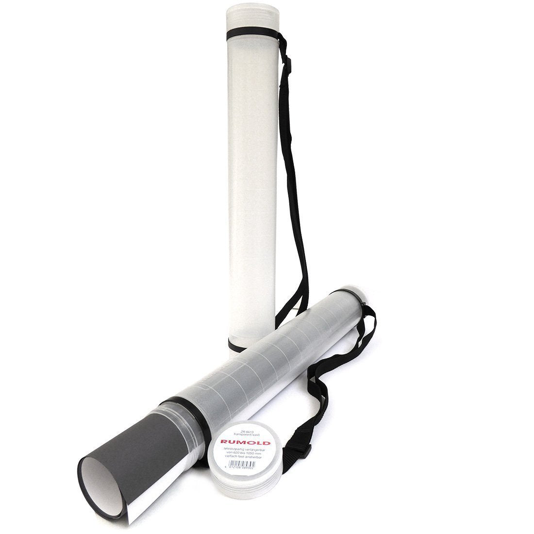 Rumold postal tubes, 600 mm-1,000 mm, diameter: 80 mm, polyethylene, White, 1 Köcher