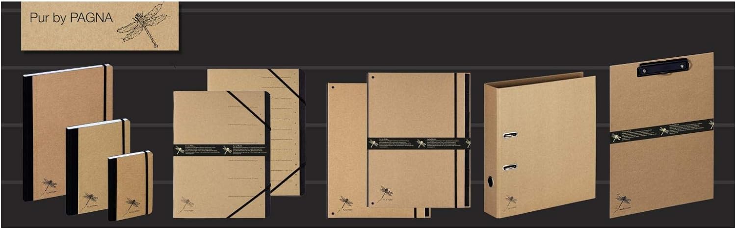 Pagna Desk Organiser Pure 12 Compartments Black Elasticated Corners Recycled Cardboard Coated with Kraft Paper 1 12 Fächer