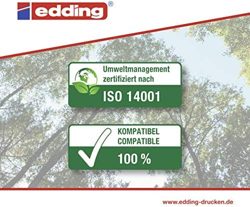 edding Druckerpatrone EDD-487 - Multipack 4 - Schwarz, Cyan, Magenta, Gelb - 1x 15 ml + 3x 8,5 ml - Reichweite 1x 665 3x 625 Seiten - Ersetzt Epson T29XL (T2991/92/93/94)