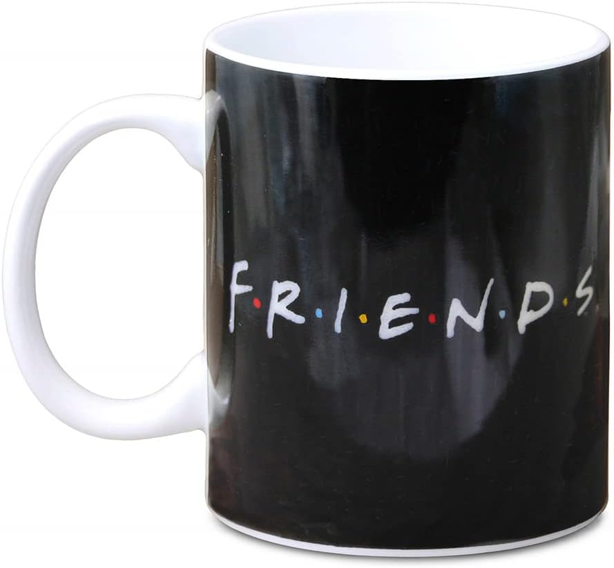 Logoshirt® Friends - Central Perk - Logo I Porcelain Coffee Mug, 300 ml I Dishwasher & Microwave Safe I In Coloured Gift Box I Licensed Original Design