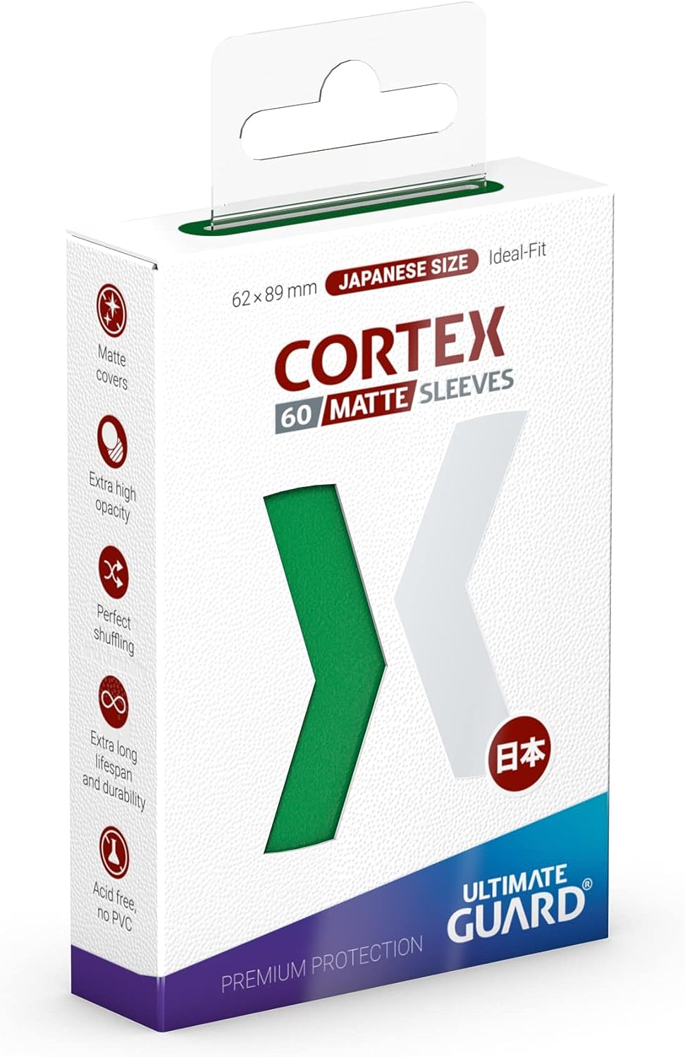Cortex Sleeves Japanese Size Matte Green (60