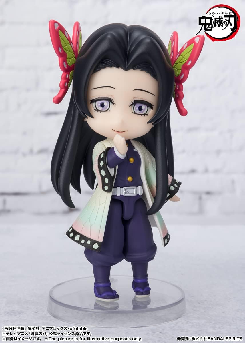 BANDAI Tamashii Nations - Demon Slayer: Kimetsu no Yaiba - Kanae Kocho, Spirits Figuarts Mini Action Figure Multicolor