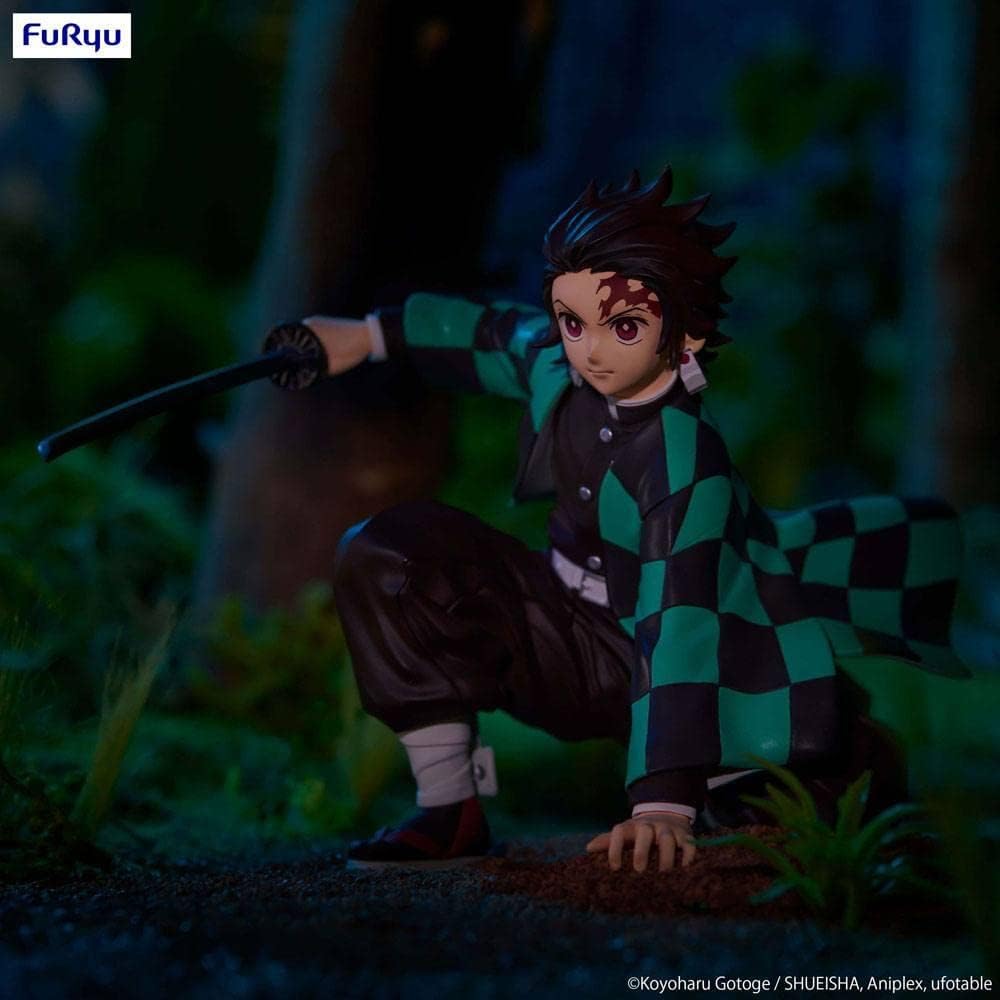 FURYU Bodyd tanjiro statue with katana 11cm