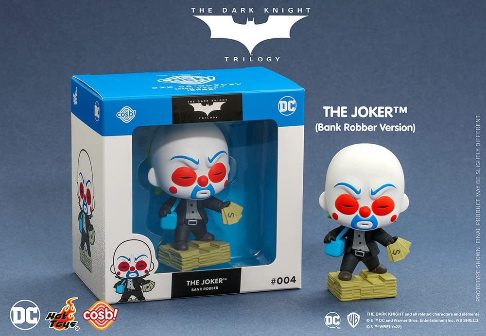 Hot Toys The Dark Knight Trilogy 8cm Cosbi The Joker (Bank Robber) Figure