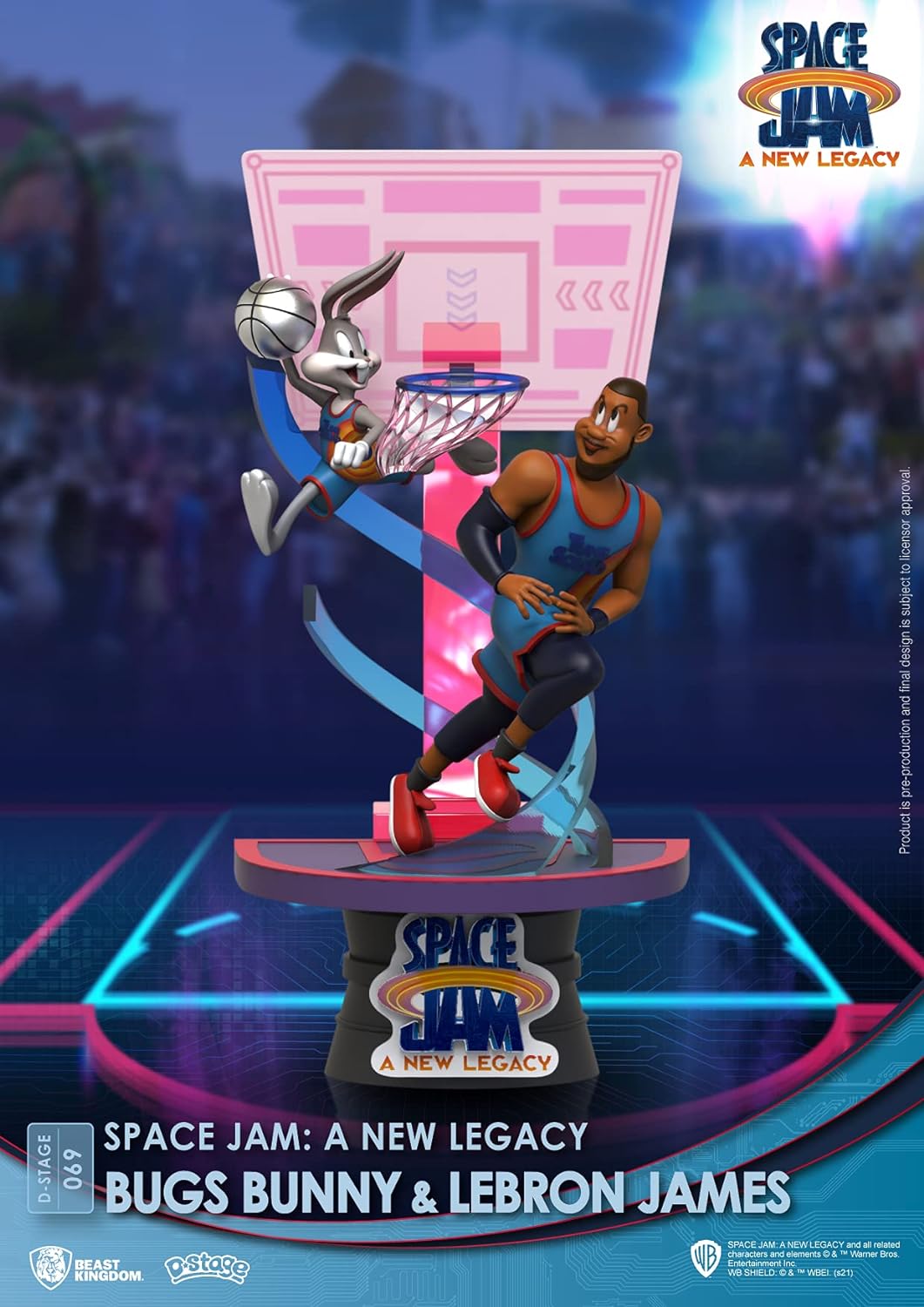 Beast Kingdom - Space Jam New Legacy DS-069 Bugs & Lebron D-Stage 6 Statue