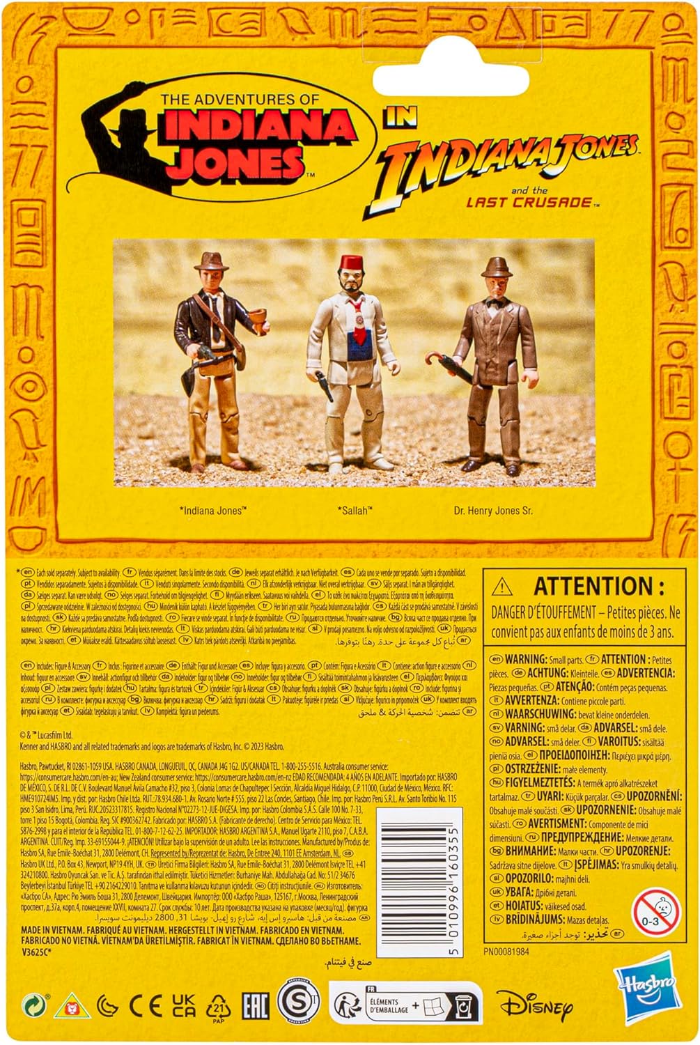 Hasbro Indiana Jones and the Last Crusade Retro Collection Dr. Henry Jones 9.5-cm Action Figure