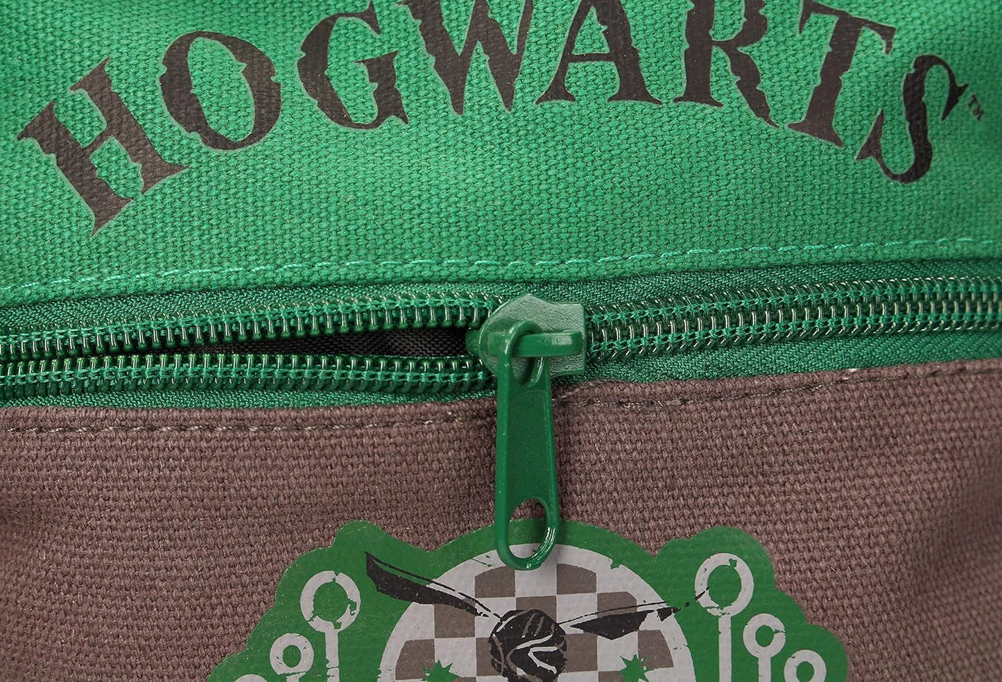 SD TOYS Unisex's Bolsa Pequeña Tela Canvas Slytherin Harry Potter Small Bag, Multicoloured, Mide 17 x 23 cm