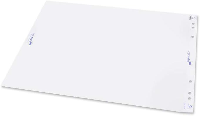 Legamaster Flipchart Paper Pad - Pack of 5 with 20 plain Sheets each - White - for all standard Flipchart easels - Ideal for Meeting Notes and Brainstorming
