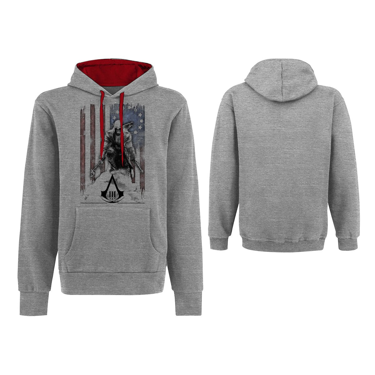 ASSASSINS CREED 3 - Sweatshirt - Flag and Connor