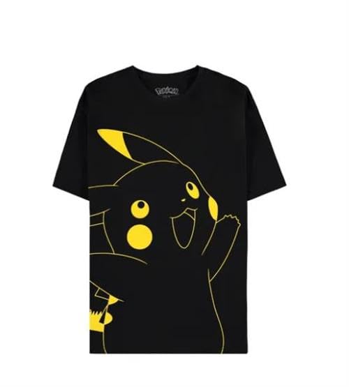 Pokemon T-Shirt Pikachu Outline GroBe XL