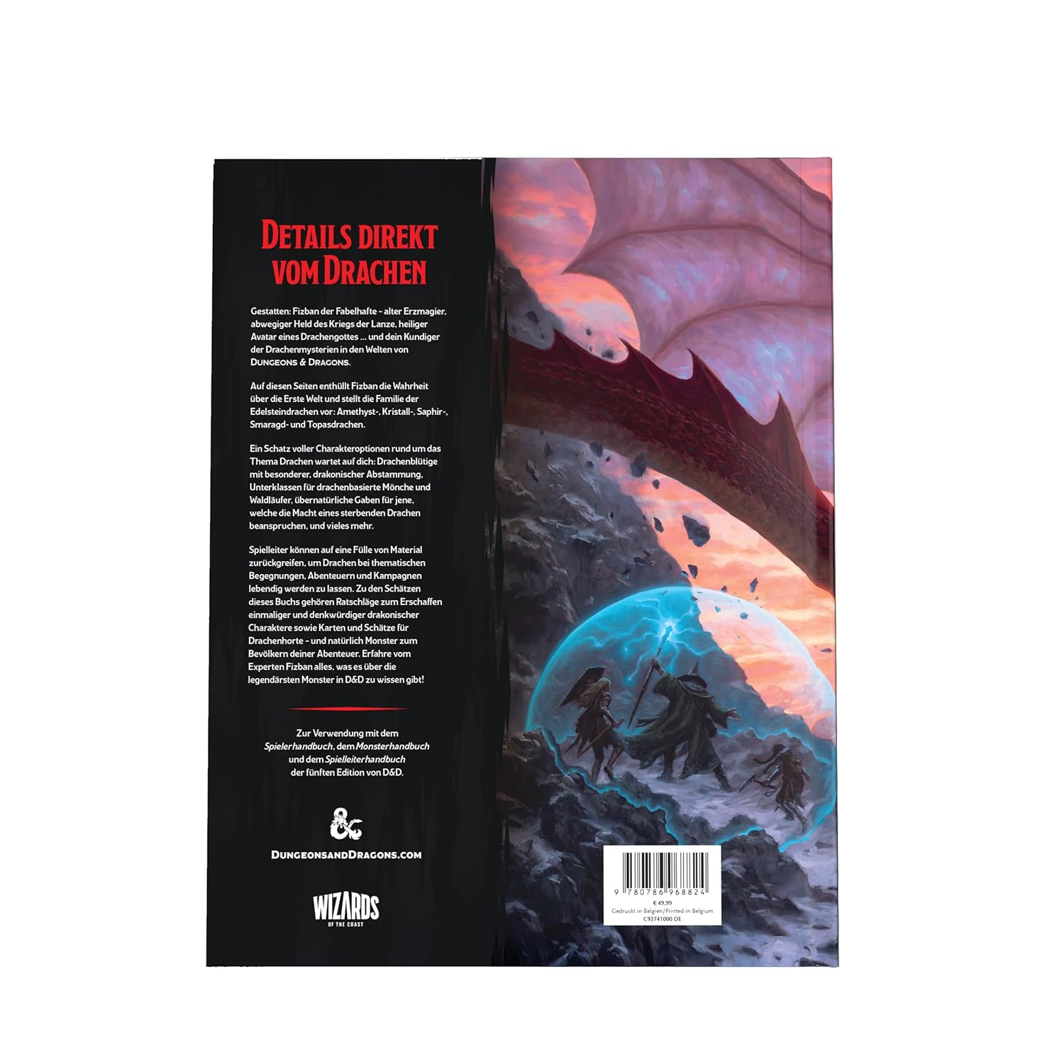 Dungeons & Dragons Fizban's Treasury of Dragons Buch (Deutsche Version)