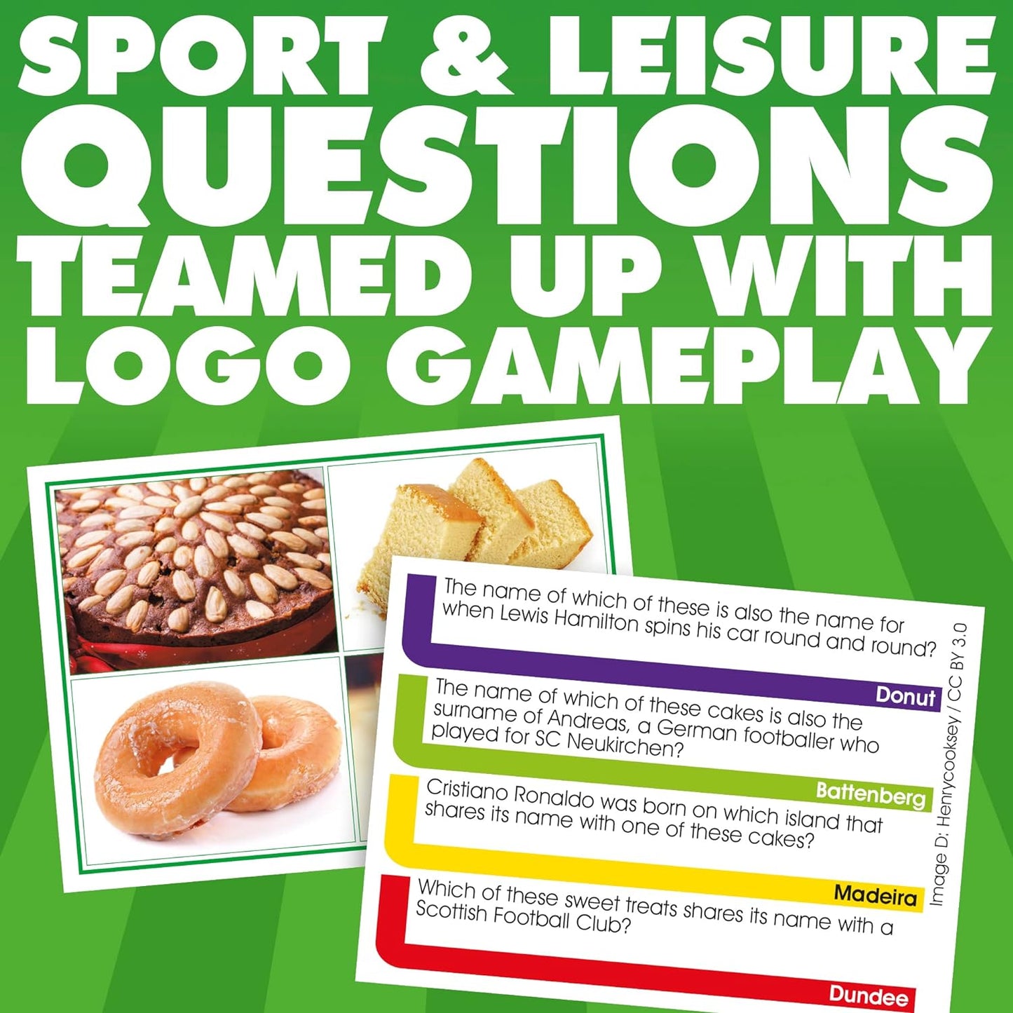 Drumond Park LOGO Mini Best of Sport and Leisure Board Game, Board Game for Sports Fans, Board Games for Travelling, Family Mini Games for Adults and the whole Family, Suitable from 12 Years+