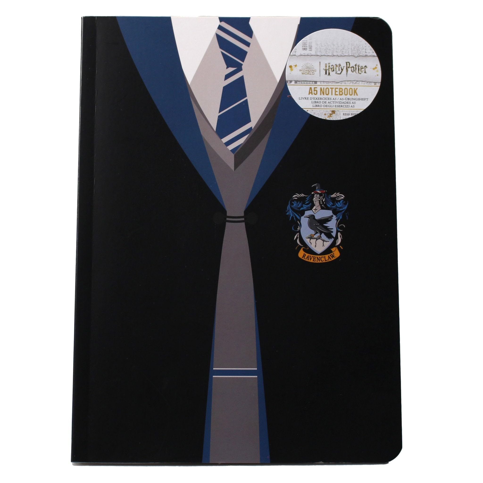 Harry Potter A5 Soft Notebook - Ravenclaw Uniform - Journal Notebook A5 Merch - Ravenclaw Gifts