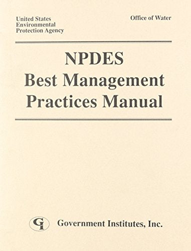 Npdes Best Management Practices Manual