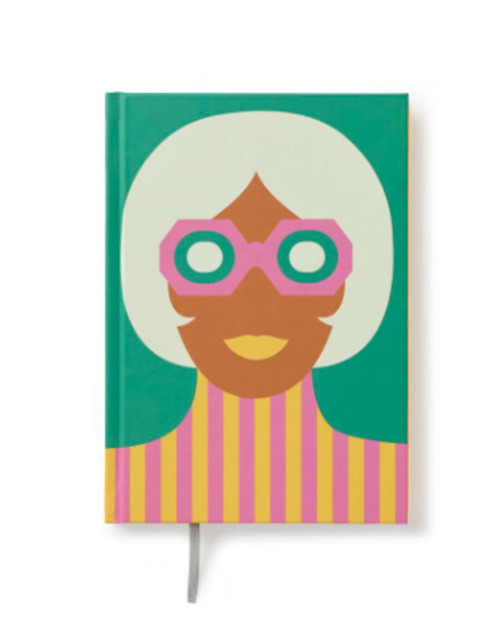Olimpia Zagnoli Green Midsized Lined Notebook