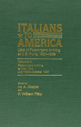 Italians to America, July 1889 - Oct. 1890